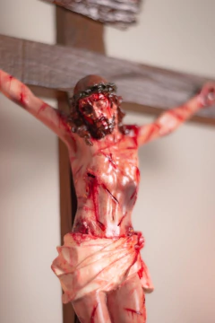 50cm Barroco - Crucifixo Realista Parede