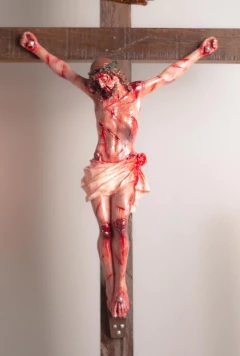 58cm Barroco - Crucifixo Realista com Base - comprar online