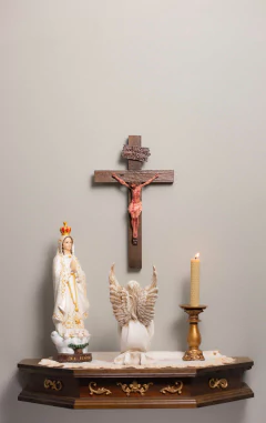 27cm Barroco - Crucifixo Realista Parede - Atelieomonte
