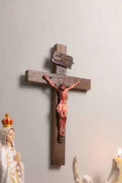 27cm Barroco - Crucifixo Realista Parede