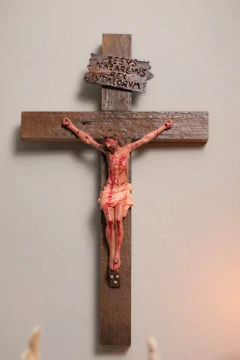 27cm Barroco - Crucifixo Realista Parede - comprar online