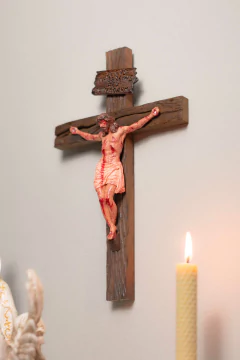 27cm Calvário - Crucifixo Realista Parede na internet