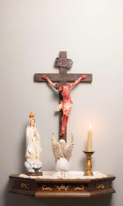 50cm Flagelo - Crucifixo Realista Parede - comprar online