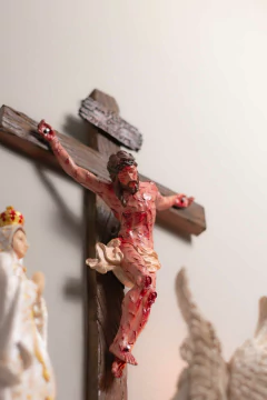 50cm Flagelo - Crucifixo Realista Parede