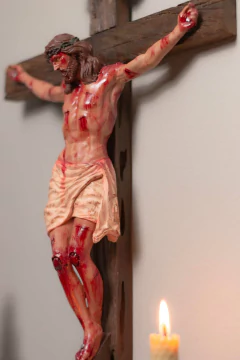 50cm Calvário - Crucifixo Realista Parede na internet