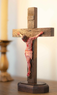 19cm Salvador - Crucifixo com Base Removível - comprar online