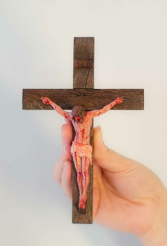 19cm Salvador - Crucifixo com Base Removível na internet